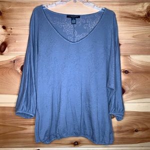 A Giannetti 2X Gray Blouse